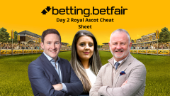 Betfair racing cheat for Royal Ascot day 2